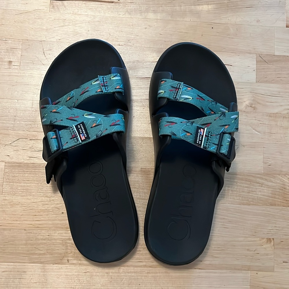Special Edition Chaco X Thomas Rhett Chillos Slides Size 10